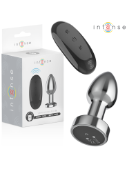 INTENSE - ANALE PLUG 10 VIBRATIES METAAL MET AFSTANDSBEDIENING S