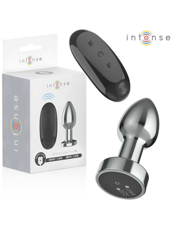 INTENSE - ANAL PLUG 10 VIBRATIONEN METALL MIT FERNBEDIENUNG S