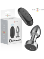 INTENSE - ANALE PLUG 10 VIBRATIES METAAL MET AFSTANDSBEDIENING S