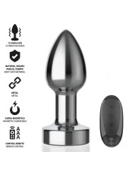 INTENSE - PLUG ANAL 10 VIBRAÇÕES METAL COM CONTROLE REMOTO S