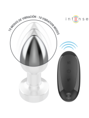 INTENSE - ANAL PLUG 10 VIBRATIONEN METALL MIT FERNBEDIENUNG S