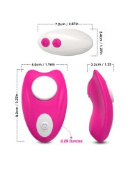 ARMONY - CULOTTE PORTABLE PAPILLON VIBRATEUR TÉLÉCOMMANDE ROSE