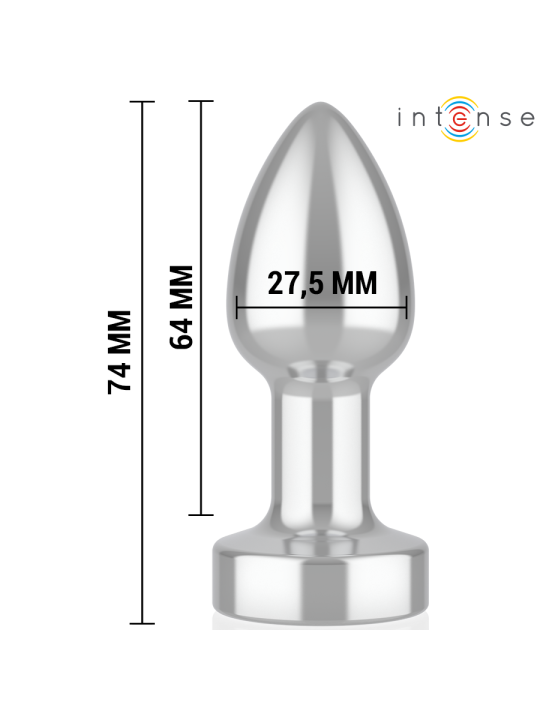 INTENSE - ANAL PLUG 10 VIBRATIONEN METALL MIT FERNBEDIENUNG S