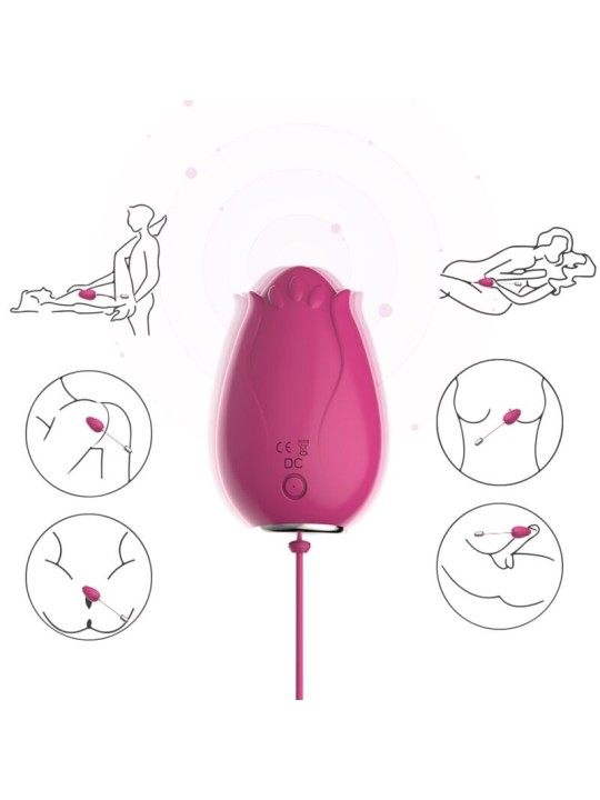 ARMONY - MANDALA HUEVO VIBRADOR PUNTO G CONTROL REMOTO FUCSIA
