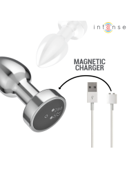 INTENSE - PLUG ANALE 10 VIBRAZIONI METALLO CON TELECOMANDO S