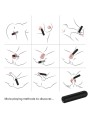 ARMONY - WARHEAD VIBRATOR BULLET REMOTE CONTROL BLACK 2 CM X 8.8 CM
