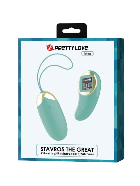 PRETTY LOVE - GRÜNE FERNBEDIENUNG, VIBRIERENDE EIERMINE