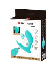 PRETTY LOVE - CONTROLE REMOTO DE VIBRAÇÃO E PULSAÇÃO IDABELLE AZUL