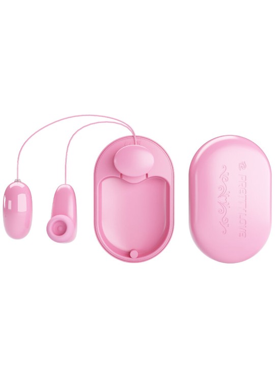 PRETTY LOVE - MAGIC BOX VIBRERENDE KOGEL & ROZE STIMULATOR