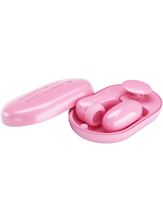 PRETTY LOVE - MAGIC BOX VIBRERENDE KOGEL & ROZE STIMULATOR