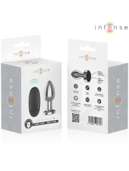 INTENSE - PLUG ANAL 10 VIBRAÇÕES METAL COM CONTROLE REMOTO M