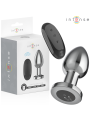 INTENSE - PLUG ANALE 10 VIBRAZIONI METALLO CON TELECOMANDO L