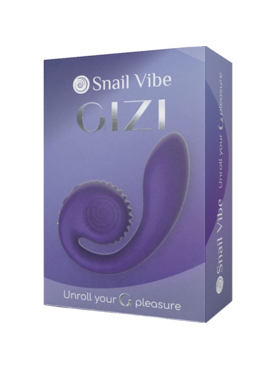 SNAIL VIBE - STIMULATEUR DOUBLE GIZI VIOLET