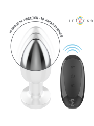 INTENSE - ANAL PLUG 10 VIBRATIONEN METALL MIT FERNBEDIENUNG L