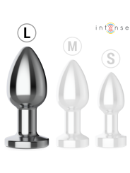 INTENSE - ANAL PLUG 10 VIBRATIONS METAL WITH REMOTE CONTROL L
