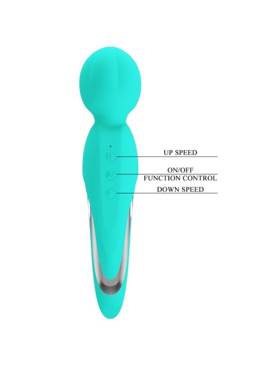 PRETTY LOVE - WALTER VIBRATEUR WAND AQUA VERT