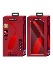 PRETTY LOVE - JULIUS WATERPROOF-RECHARGEABLE VIBRATING EGG RED