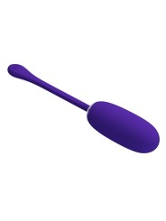 PRETTY LOVE - JULIUS WATERPROOF-RECHARGEABLE VIBRATING EGG PURPLE