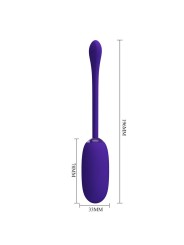 PRETTY LOVE - OEUF VIBRANT JULIUS IMPERMÉABLE-RECHARGEABLE VIOLET