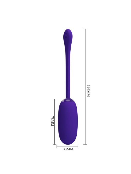 PRETTY LOVE - OEUF VIBRANT JULIUS IMPERMÉABLE-RECHARGEABLE VIOLET