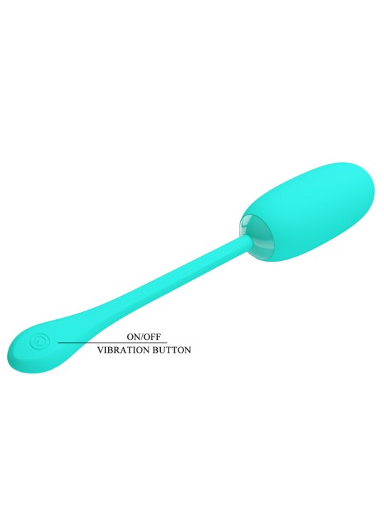 PRETTY LOVE - UOVO VIBRANTE JULIUS IMPERMEABILE-RICARICABILE VERDE ACQ
