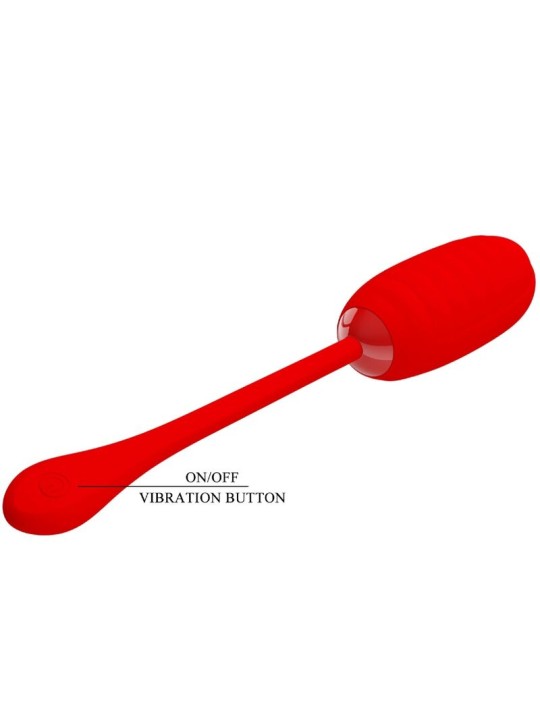 PRETTY LOVE - OEUF VIBRANT RECHARGEABLE KIRK ROUGE