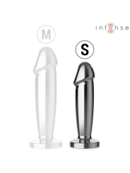 INTENSE - ANAL PLUG 10 VIBRATIONS METAL DILDO WITH REMOTE CONTROL S