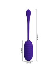 PRETTY LOVE - KIRK HUEVO VIBRADOR RECARGABLE LILA