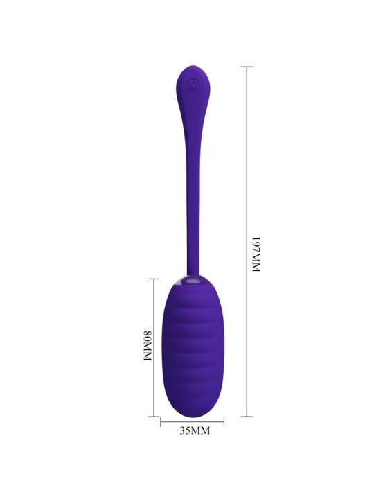 PRETTY LOVE - KIRK HUEVO VIBRADOR RECARGABLE LILA