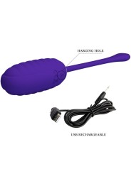 PRETTY LOVE - KIRK HUEVO VIBRADOR RECARGABLE LILA