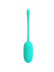 PRETTY LOVE - KIRK RECHARGEABLE VIBRATING EGG AQUA GREEN