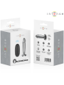 INTENSE - ANAL PLUG 10 VIBRAZIONI DILDO METALLO CON TELECOMANDO S
