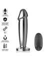 INTENSE - ANAL PLUG 10 VIBRAZIONI DILDO METALLO CON TELECOMANDO M
