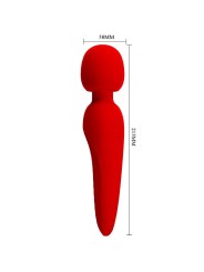 PRETTY LOVE - MEREDITH MASSAGER 12 VIBRATION MODES RED