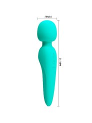 PRETTY LOVE - MEREDITH MASSAGER 12 VIBRATIONSMODI AQUA GRÜN
