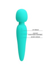 PRETTY LOVE - MEREDITH MASSAGER 12 VIBRATIONSMODI AQUA GRÜN