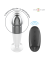 INTENSE - PLUG ANAL 10 VIBRAÇÕES DILDO DE METAL COM CONTROLE REMOTO M