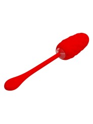 PRETTY LOVE - VIBRATING EGG WITH RED RECHARGEABLE MARINE TEXTURE