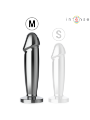 INTENSE - ANALE PLUG 10 VIBRATIES METALEN DILDO MET AFSTANDSBEDIENING 