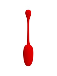 PRETTY LOVE - KNUCKER HUEVO VIBRADOR RECARGABLE ROJO