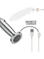 INTENSE - PLUG ANAL 10 VIBRATIONS GODE MÉTALLIQUE AVEC TÉLÉCOMMANDE M