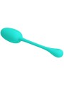 PRETTY LOVE - KNUCKER WATER GREEN RECHARGEABLE VIBRATING EGG