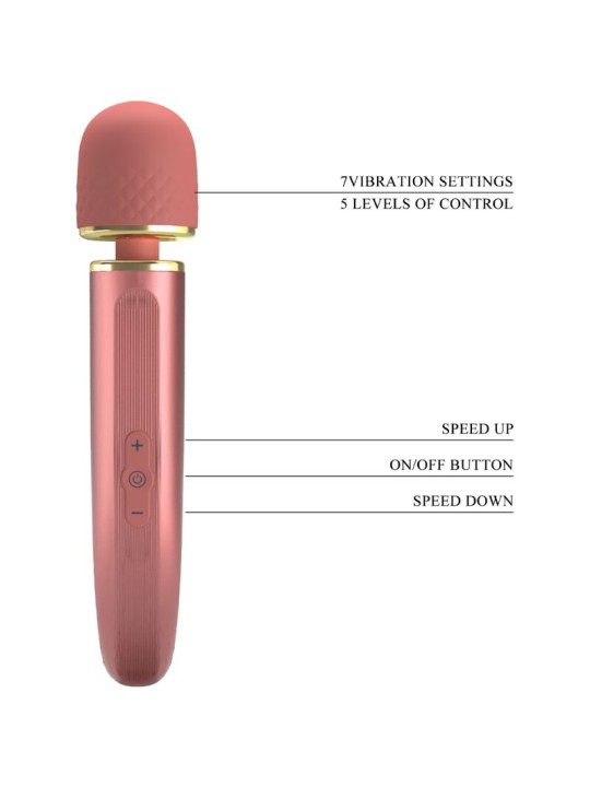 PRETTY LOVE - MASSEUR 7 MODES DE VIBRATION ROSE