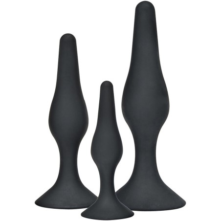 TOYJOY - ANAL PLAY CURVY COMPANIONS ANAAL PLUG 3 STUKS ZWART