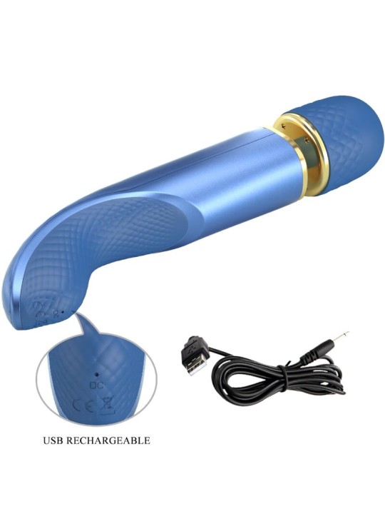 PRETTY LOVE - BLAUWE VIBRATIE 7 MODE MASSAGER