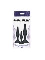 TOYJOY - ANAL PLAY CURVY COMPANIONS ANAAL PLUG 3 STUKS ZWART