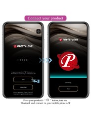 PRETTY LOVE - TÉLÉCOMMANDE JAYLEEN VIBRATOR APP VIOLET