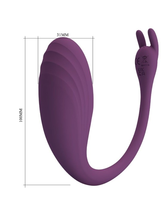 PRETTY LOVE - CATALINA VIBRATOR APP REMOTE CONTROL PURPLE