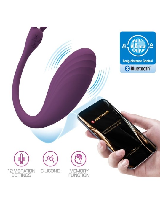 PRETTY LOVE - CATALINA VIBRADOR APP CONTROL REMOTO LILA
