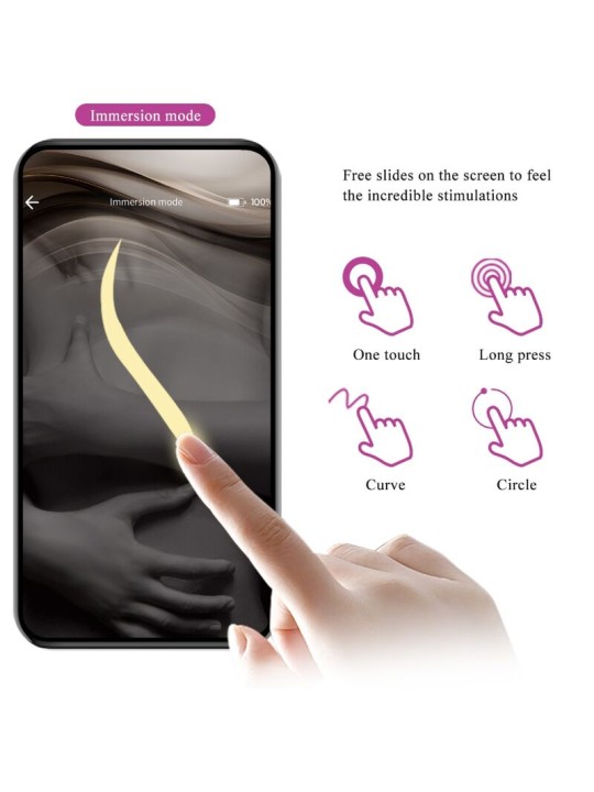 PRETTY LOVE - CATALINA VIBRADOR APP CONTROL REMOTO LILA